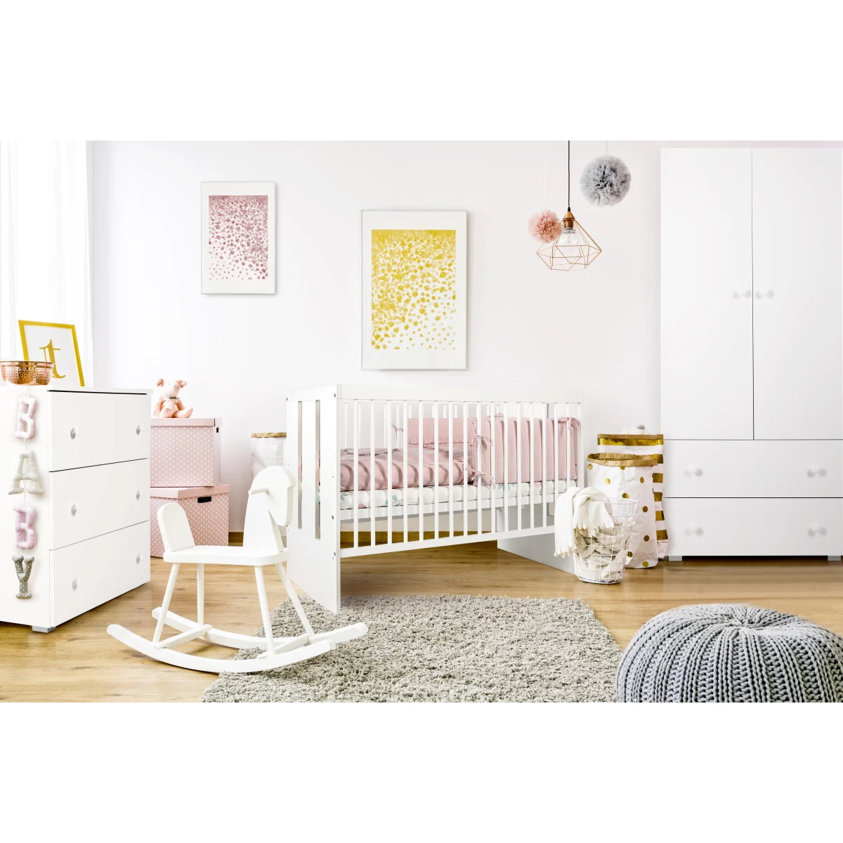 Ledikant Teuntje Wit 60x120 Cm - Afbeelding 2