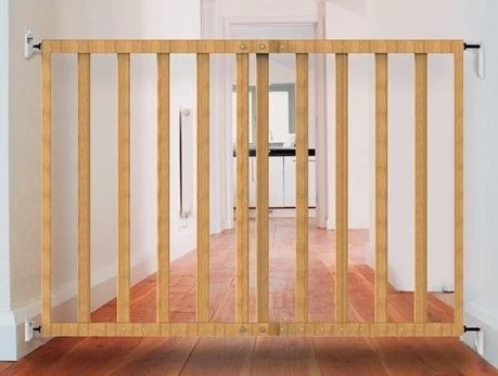 Noma Naturel Houten Uitschuifbaar Traphek/Veiligheidshek 93729 - Afbeelding 3