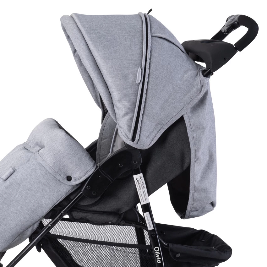 Lorelli Olivia Cool Grey Wandelwagen 1002187-2386 - Afbeelding 4