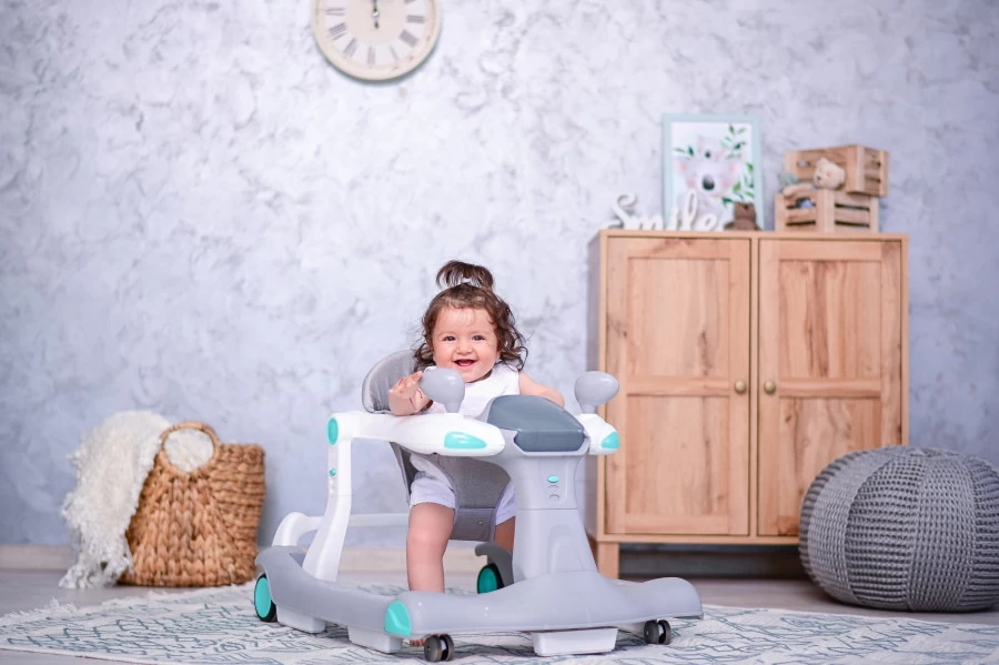 Lorelli Rider Grey & White 2-in-1 Loopstoeltje 1012039-0001 - Afbeelding 6