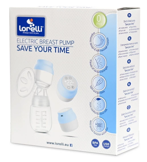 Lorelli Save Your Time Pink Elektrische Borstkolf 1022060-0001 - Afbeelding 2