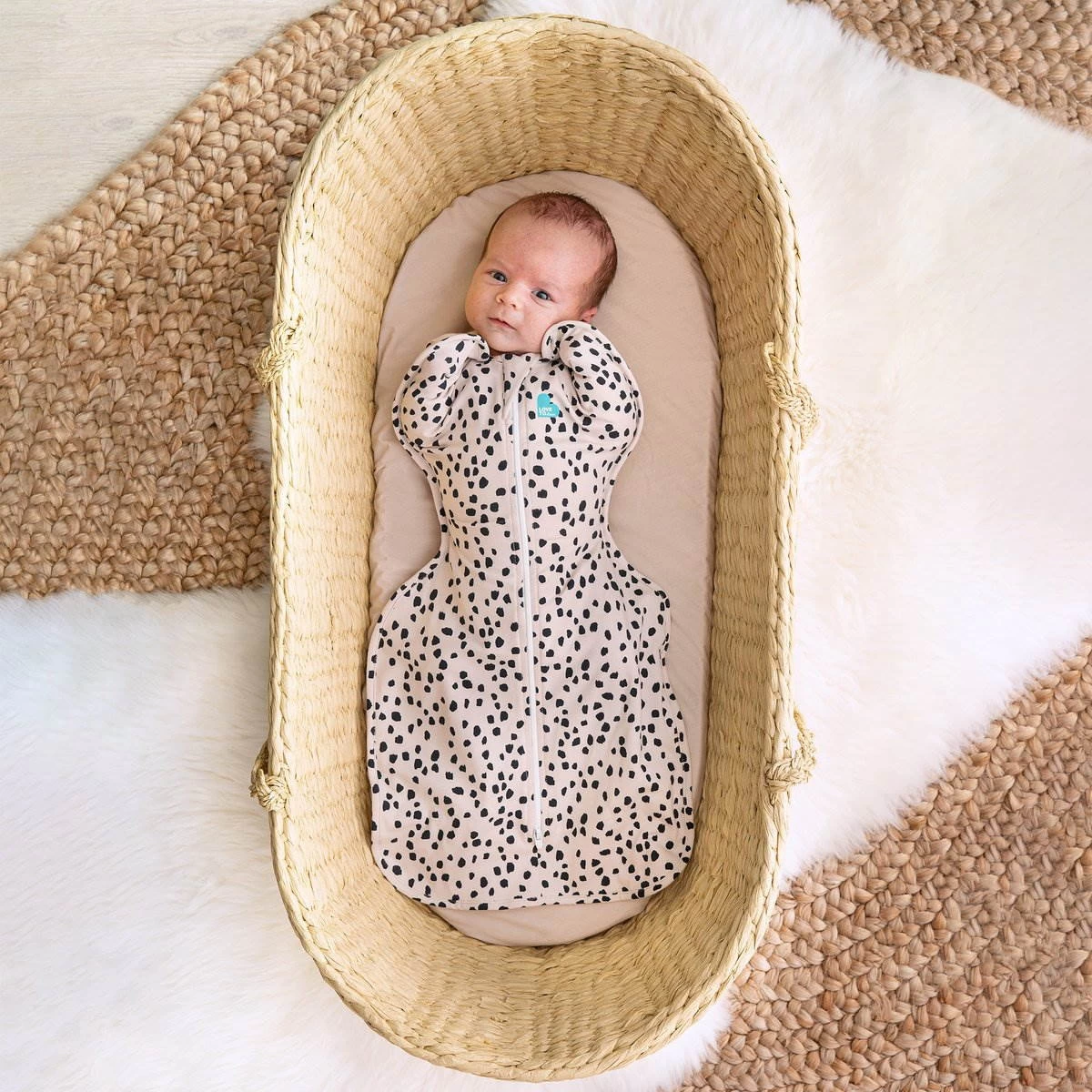Love To Dream Swaddle Up 1.0 Animal Beige Medium 6-8.5 Kg Inbakerslaapzak L1001252BGEM - Afbeelding 2