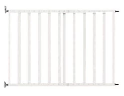 Noma Wit Houten Uitschuifbaar Traphek/Veiligheidshek 94153