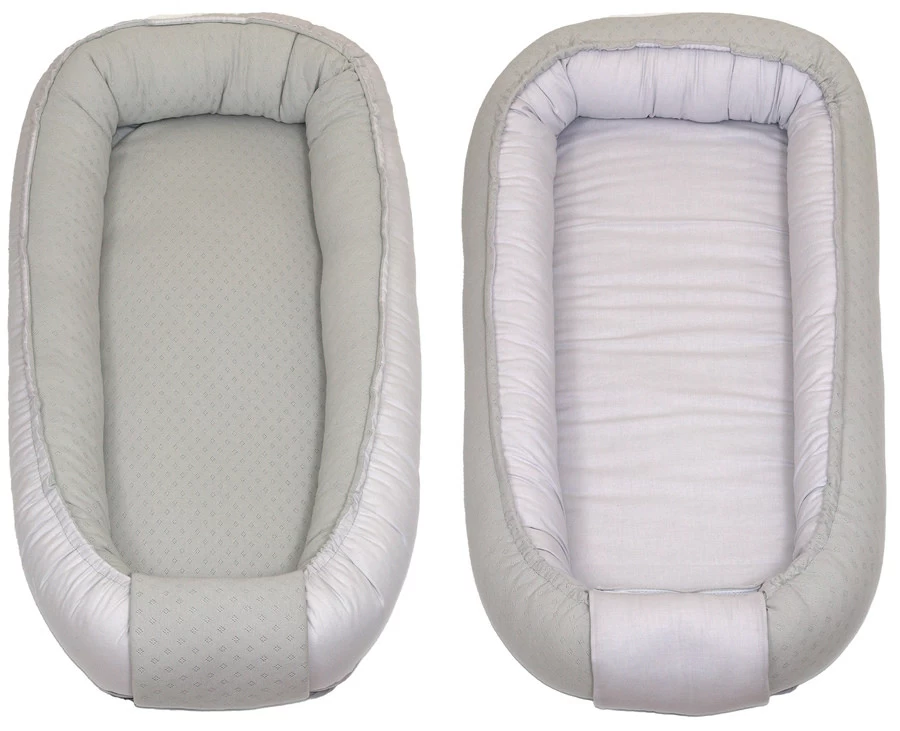 MamaLoes Amy Ajour Grijs Omkeerbaar XXL Babynest 85392