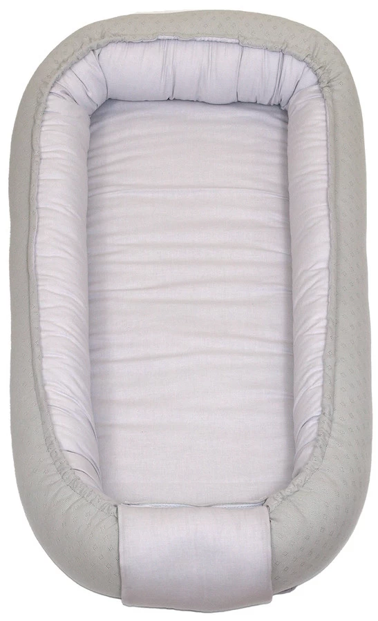 MamaLoes Amy Ajour Grijs Omkeerbaar XXL Babynest 85392 - Afbeelding 2