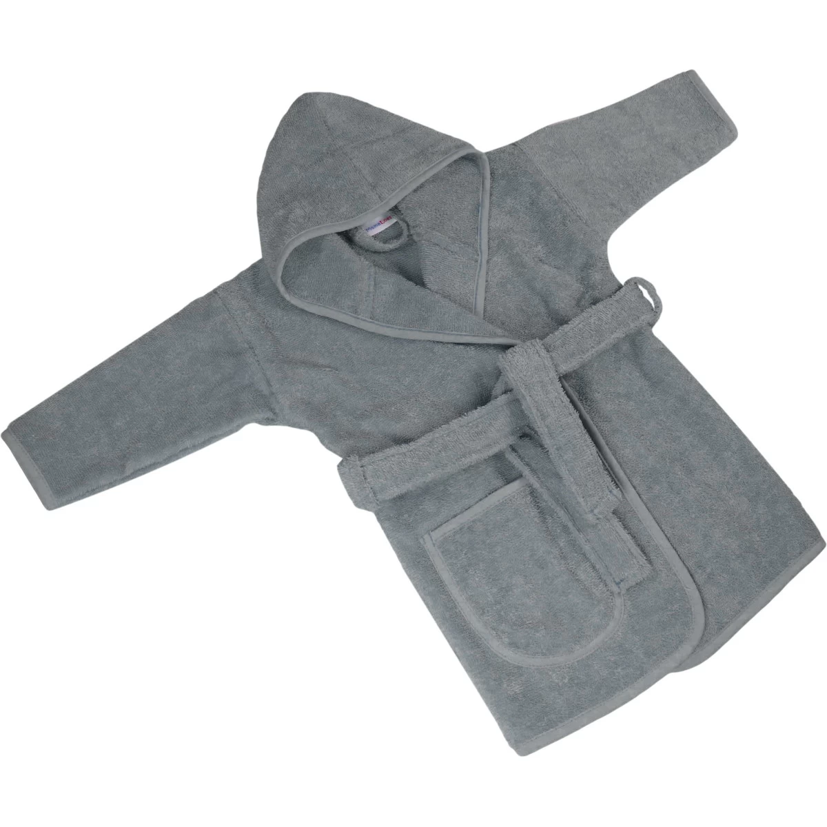 MamaLoes Badstof Licht Blauw 0-1jr Badjas ML010303 - Afbeelding 4