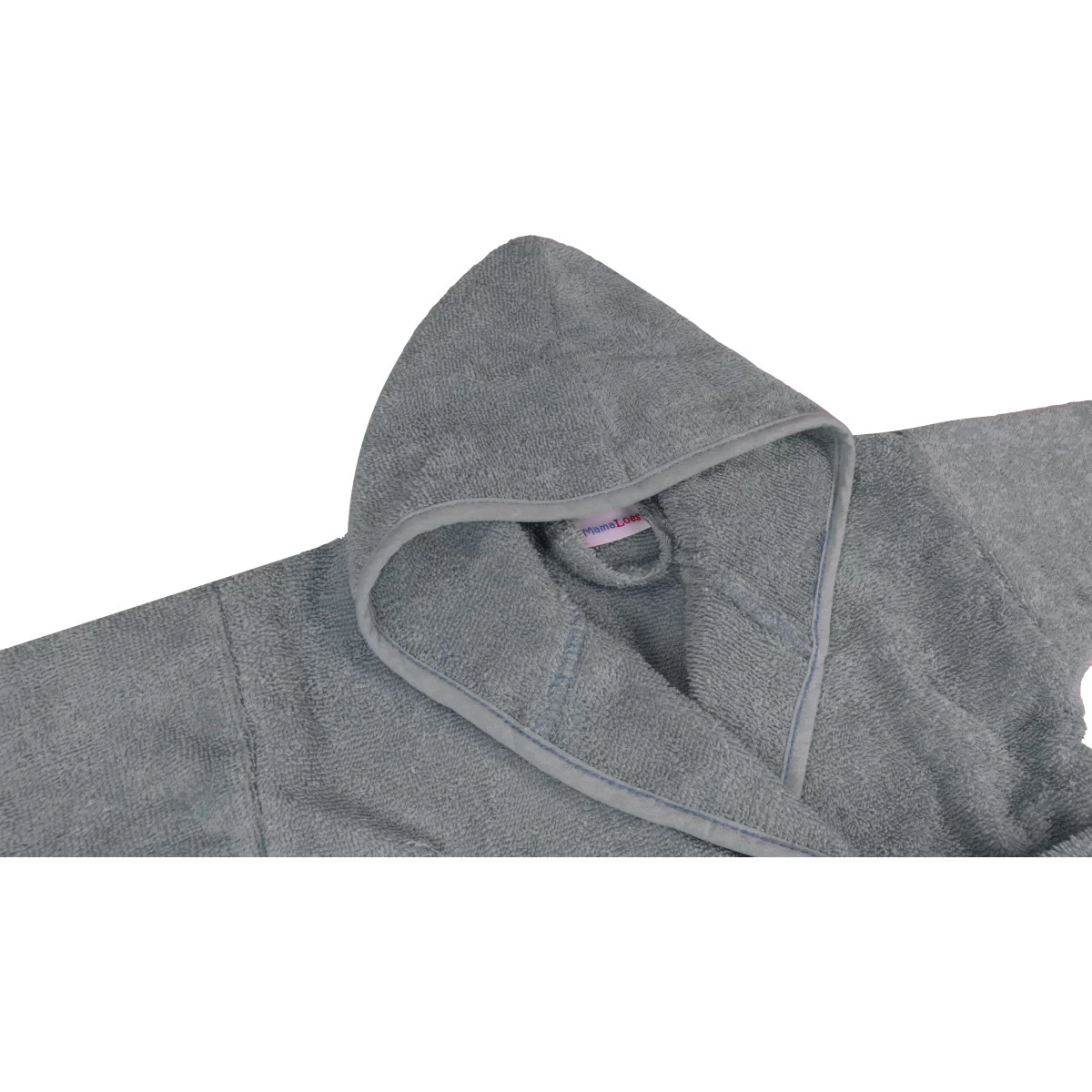 MamaLoes Badstof Licht Blauw 0-1jr Badjas ML010303 - Afbeelding 7