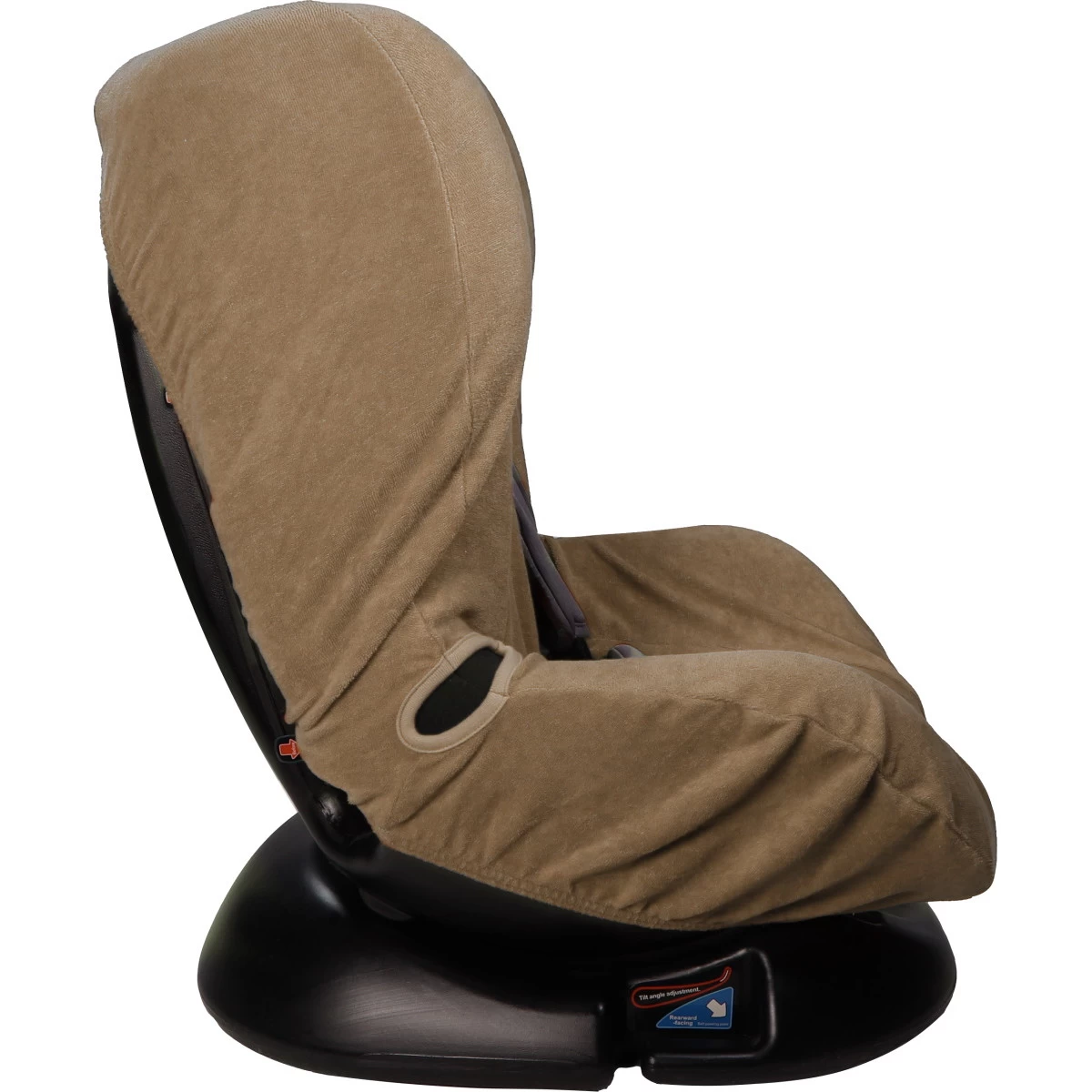 MamaLoes Badstof Nougat Groep 1+ Autostoelhoes ML010701 - Afbeelding 2