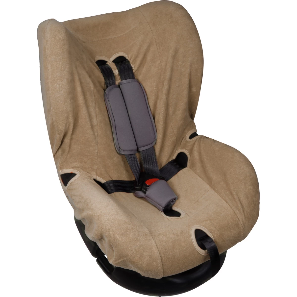 MamaLoes Badstof Nougat Groep 1+ Autostoelhoes ML010701 - Afbeelding 3