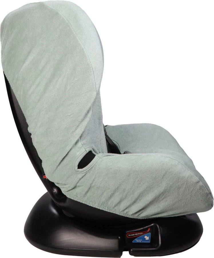 MamaLoes Badstof Stone Green Groep 1+ Autostoelhoes ML6387 - Afbeelding 3