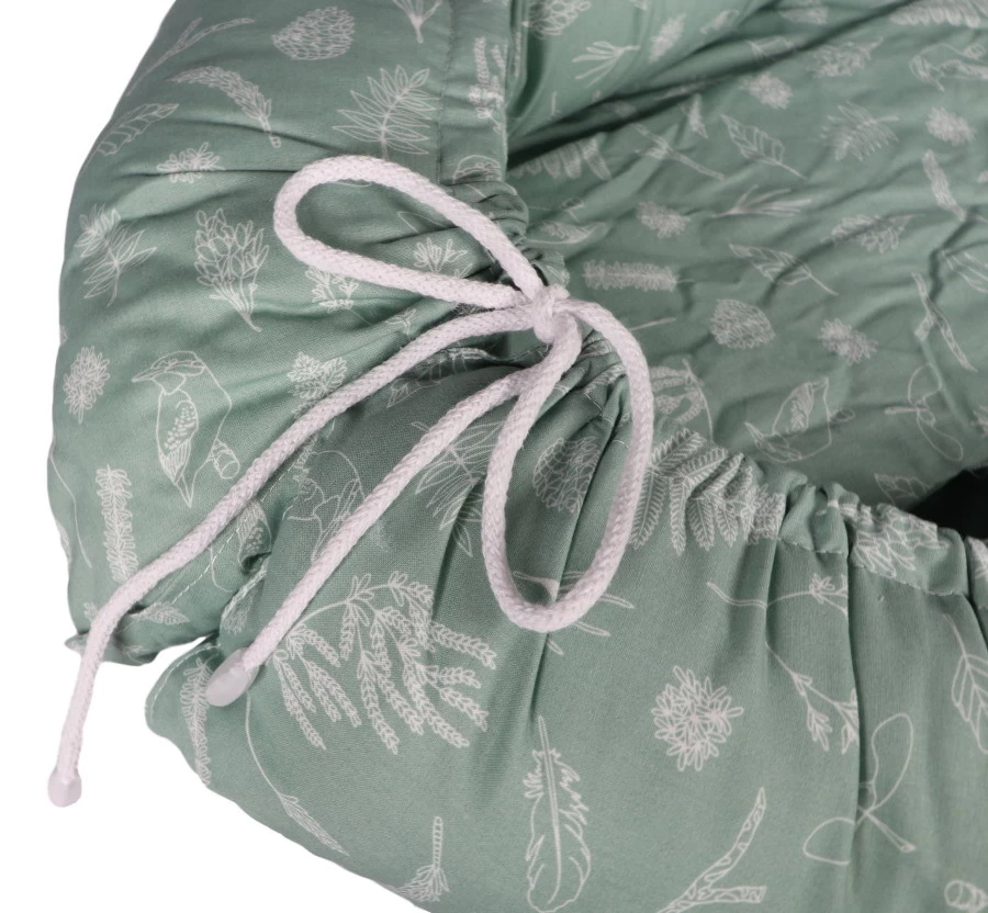 MamaLoes Botanical Stone Green Babynest - Afbeelding 3