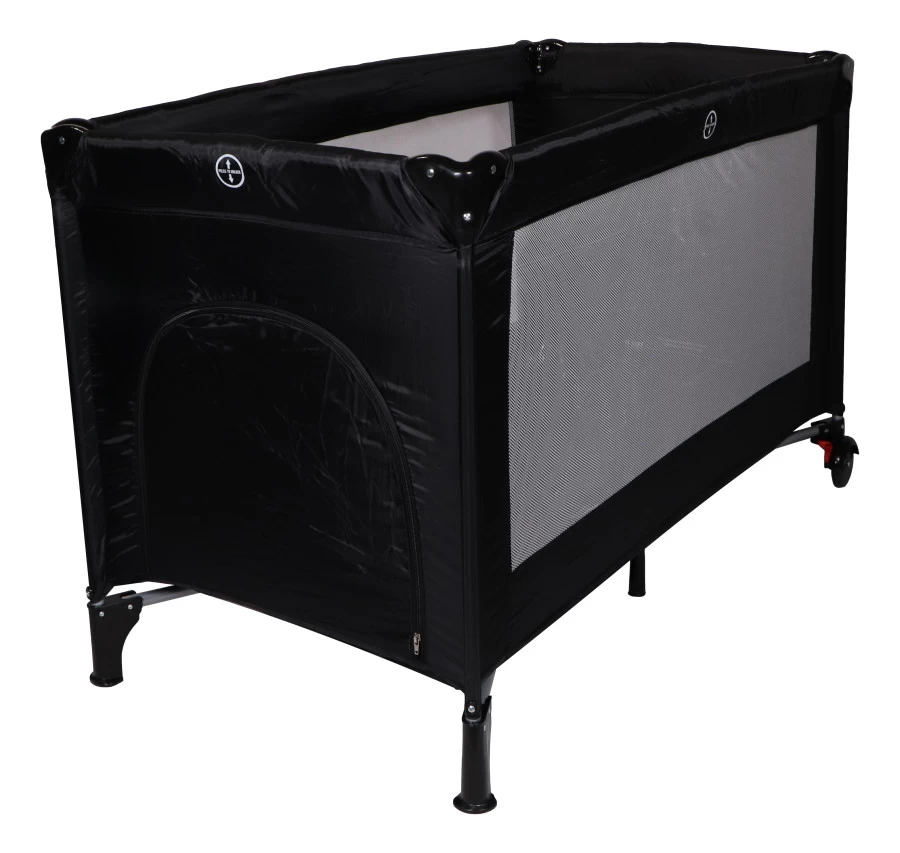 Ding Deluxe Black Campingbedje Incl. Bodemverhoger