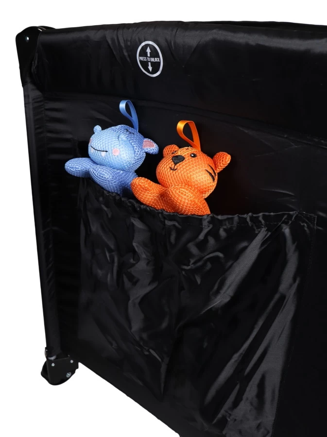 Ding Deluxe Black Campingbedje Incl. Bodemverhoger - Afbeelding 11