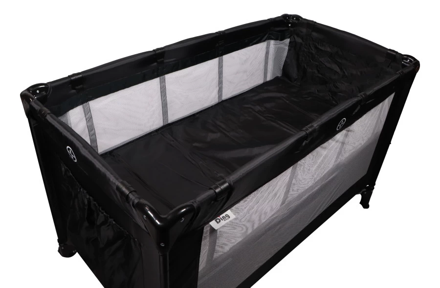 Ding Deluxe Black Campingbedje Incl. Bodemverhoger - Afbeelding 15