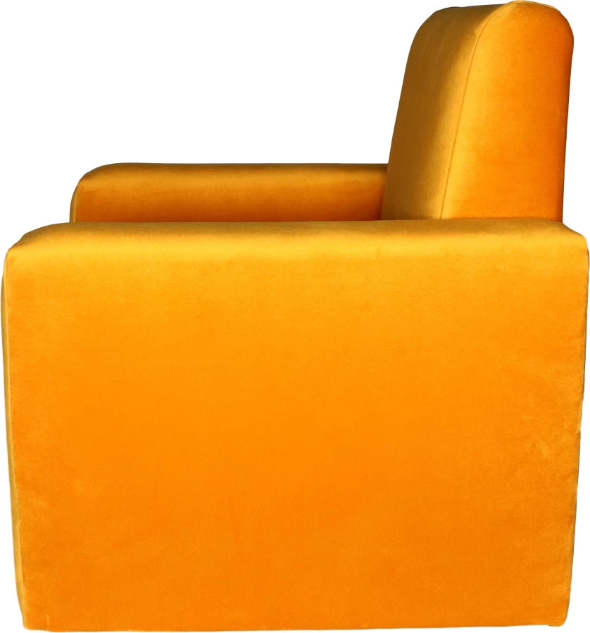 Ding Jamie Velvet Okergeel Kinderfauteuil DI-34201 - Afbeelding 3