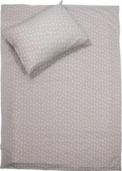 MamaLoes Paint Stone Grey 100x140cm Dekbedovertrek ML4041