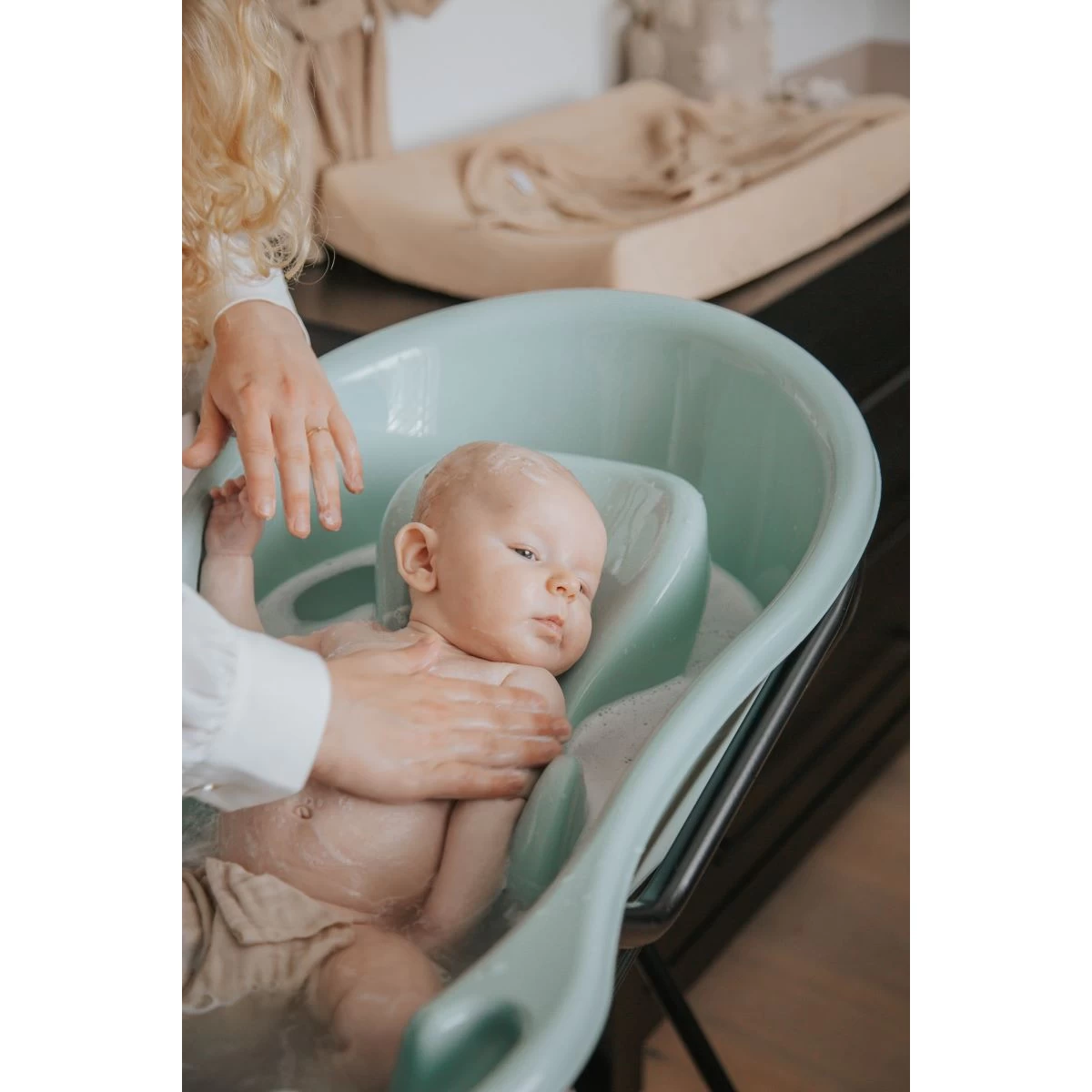 MamaLoes Licht Roze Badset Incl. Graphite Badstandaard - Afbeelding 16