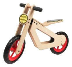 Mamatoyz Balance Bike Rood Houten Loopfiets MT06_R