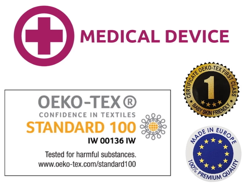 Babymatex Prestige Flowers 80x55 Cm Babynest TB0355_06 - Afbeelding 4