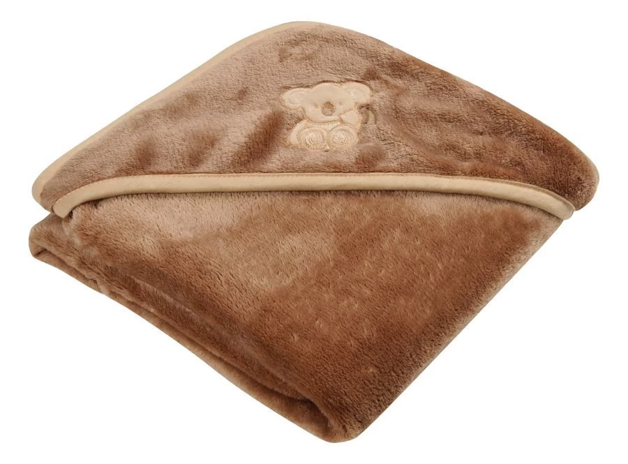 Babymatex Koala Bruin 95x95 Cm Microvezel Wikkeldeken Voor Autostoel TB0149_17 - Afbeelding 2