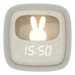 MOB Billy Grijs Klok En Nachtlampje BILLY-GR-01