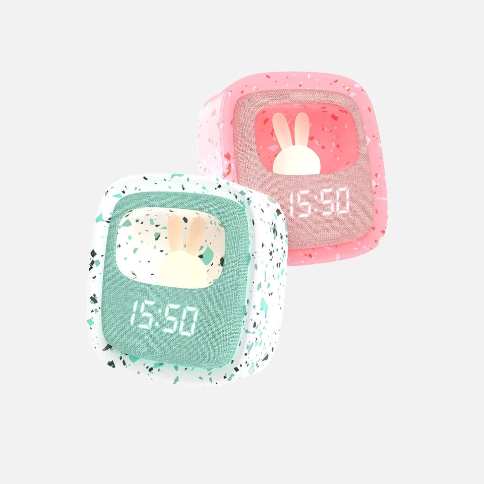 MOB Billy Terrazzo Mintgroen Klok En Nachtlampje BILLY-MTAE-01 - Afbeelding 3