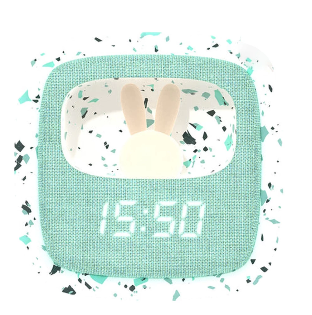 MOB Billy Terrazzo Mintgroen Klok En Nachtlampje BILLY-MTAE-01