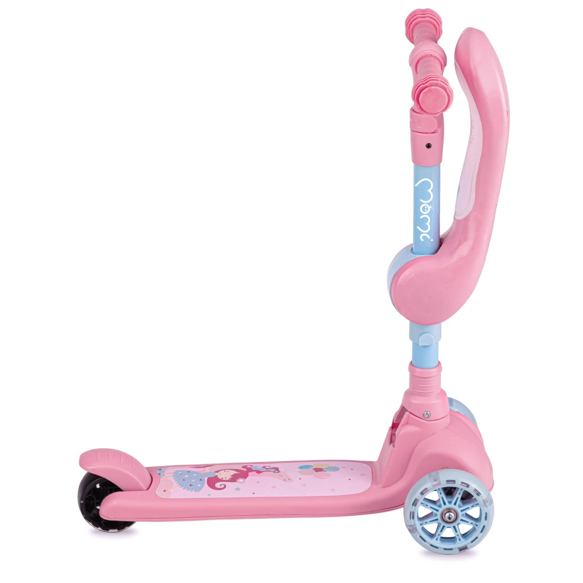 Momi Kiuru Pink 2-in-1 Step/Loopfiets HUBA00034 - Afbeelding 5