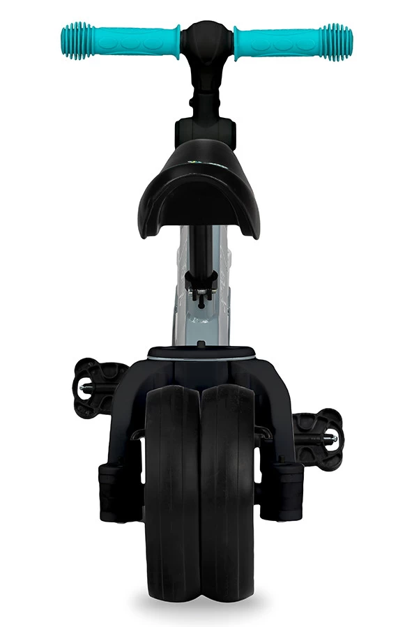 Momi Loris Grey/Turquoise 4-in-1 Ride-On Loopfiets ROBI00041 - Afbeelding 3