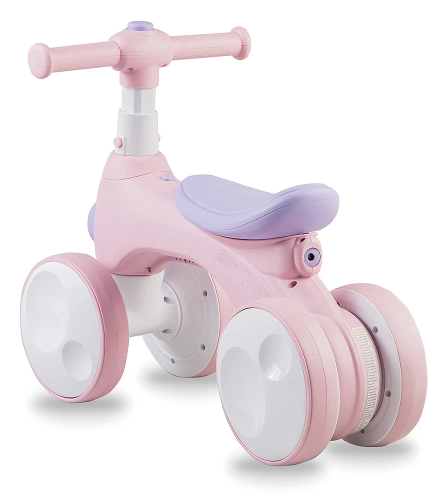 Momi Tobis Pink Ride-On Bubbles Loopfiets ROBI00042 - Afbeelding 4