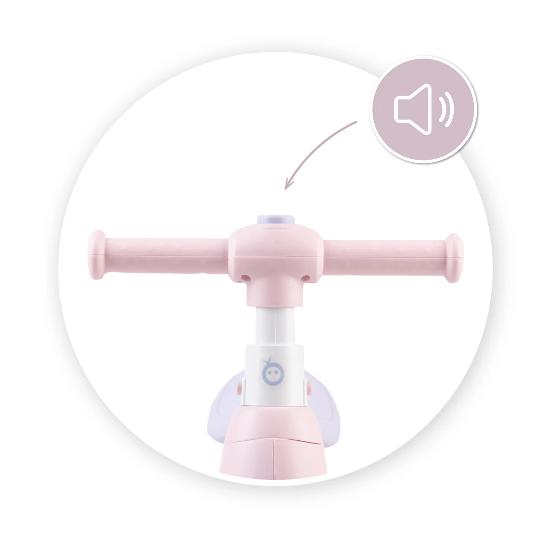 Momi Tobis Pink Ride-On Bubbles Loopfiets ROBI00042 - Afbeelding 7