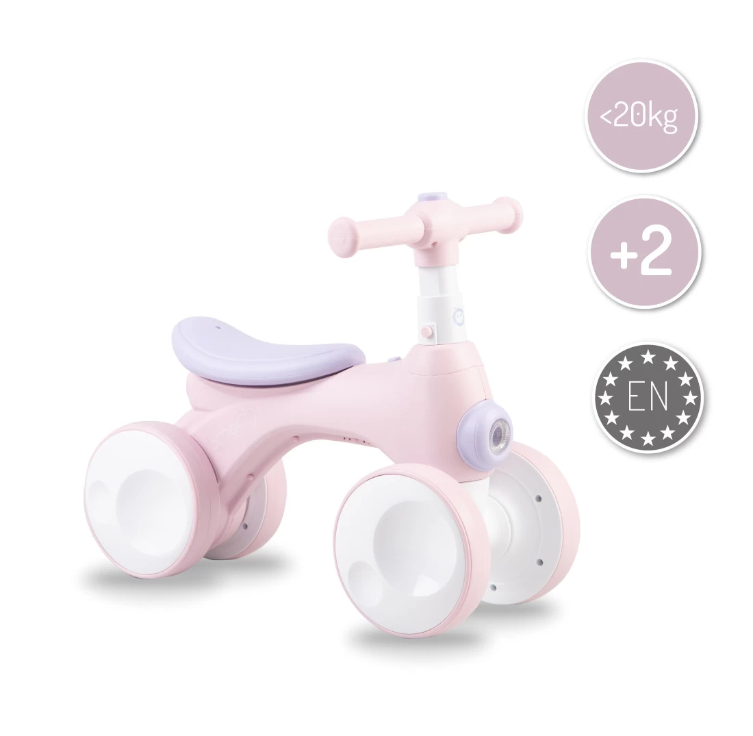 Momi Tobis Pink Ride-On Bubbles Loopfiets ROBI00042 - Afbeelding 8