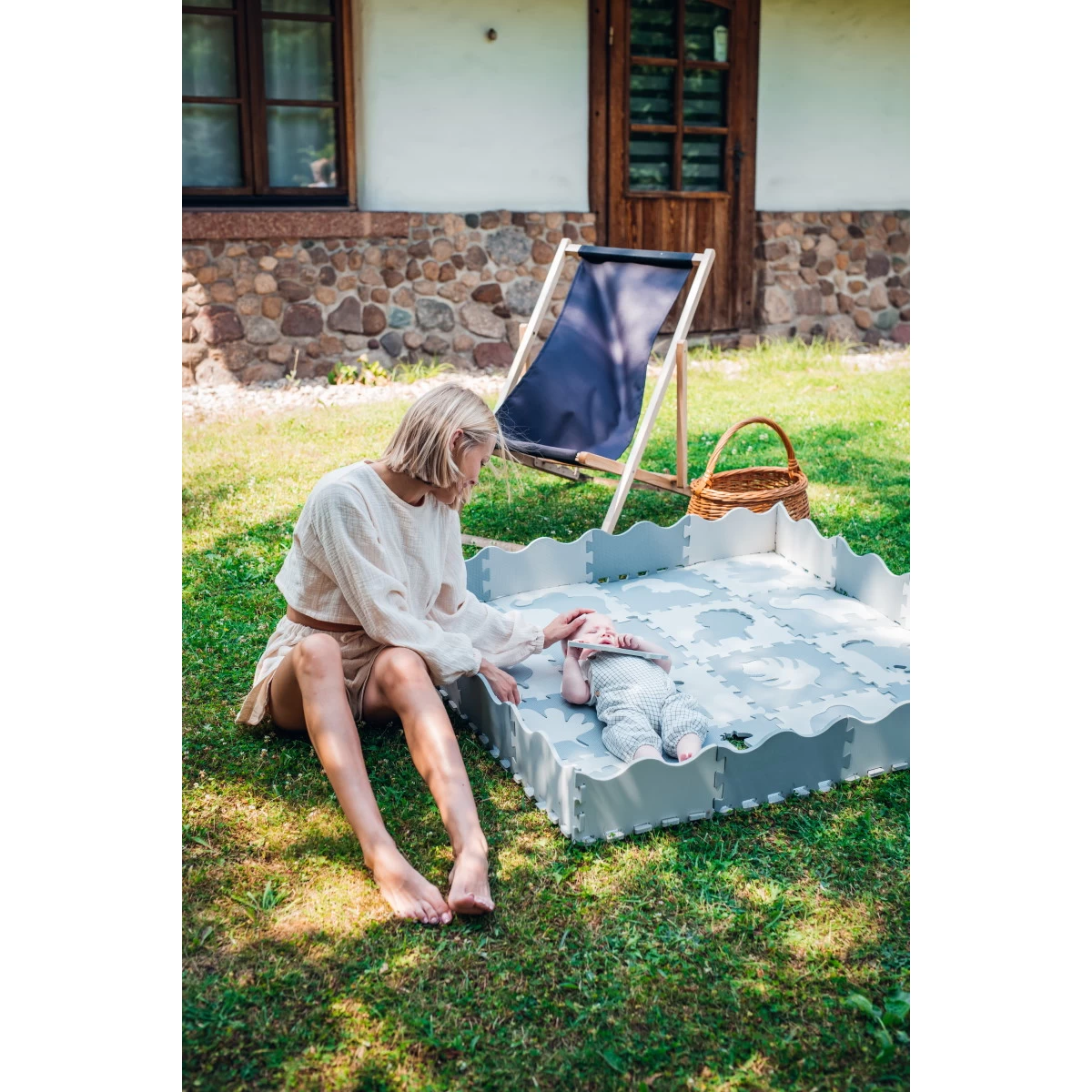 Momi Zawi Pink Schuimrubberen Puzzelmat Met Rand MAED00012 - Afbeelding 13