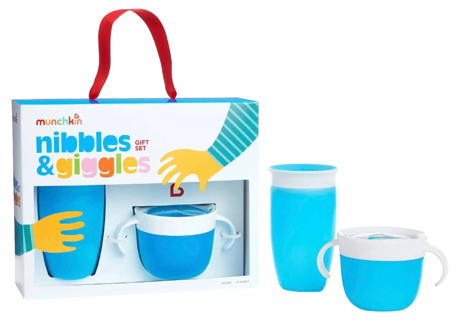 Munchkin Nibbles & Giggles Blue Gift Set 051877 - Afbeelding 2