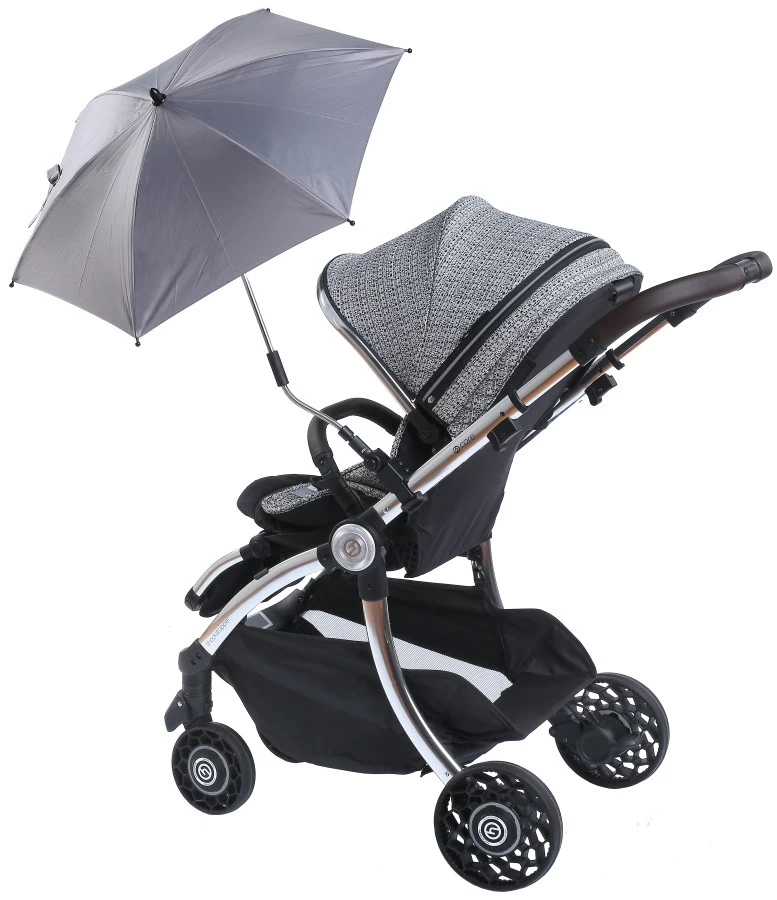 Titaniumbaby Zilver UV Buggy Parasol TB-4207 - Afbeelding 2
