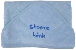 Petit Villain Stoere Bink Lichtblauw Badcape