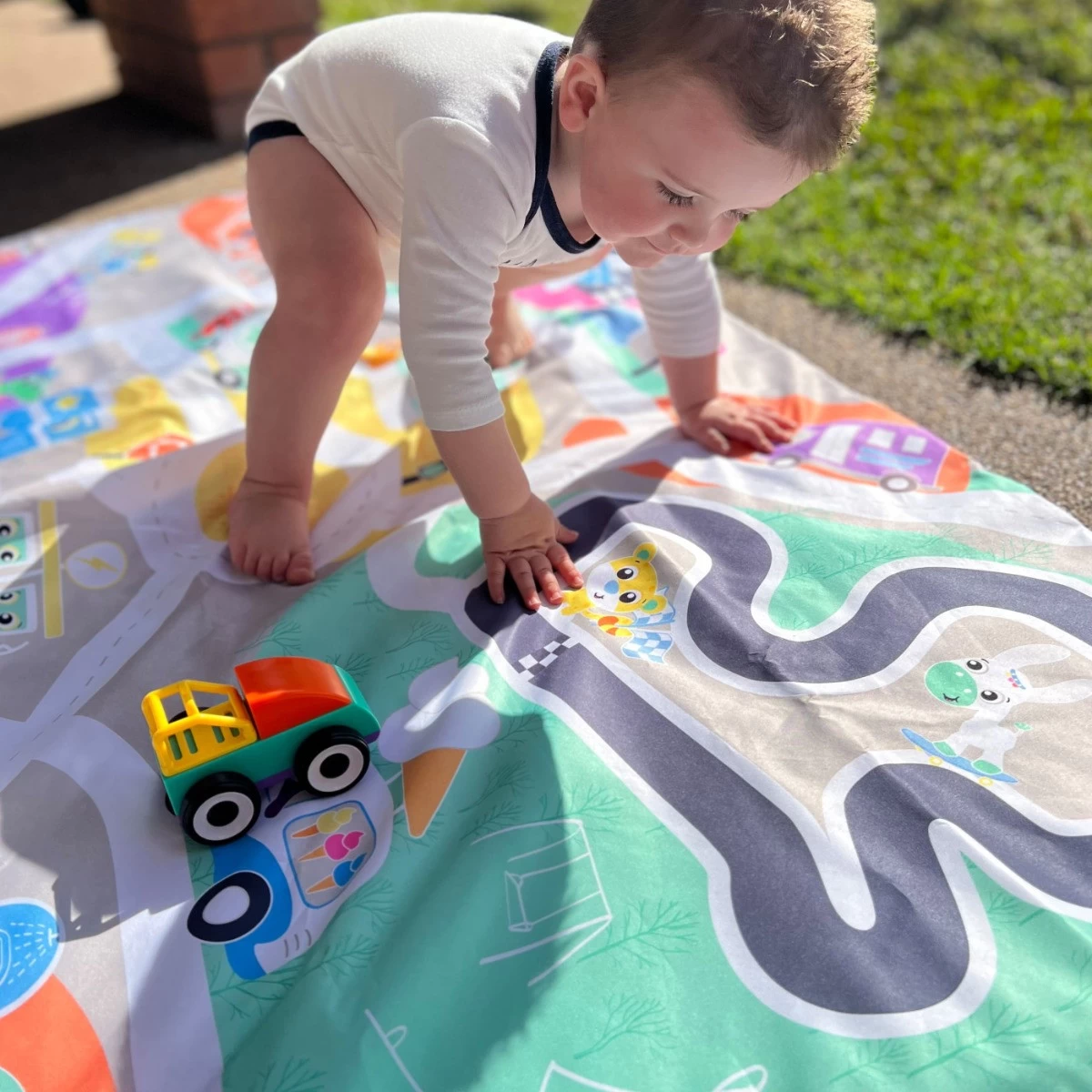 Playgro City To Country Jumbo Omkeerbaar Speelkleed P0188241 - Afbeelding 8