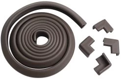 Prince Lionheart Impactabsorberend Schuimrubber Bruin + 4 Stuks Hoekbeschermers 0091