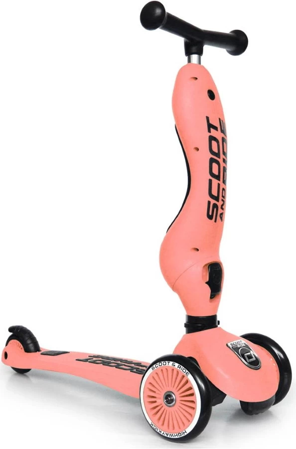 Scoot And Ride Peach Highwaykick 1 Step/Loopfiets SR-96353 - Afbeelding 2