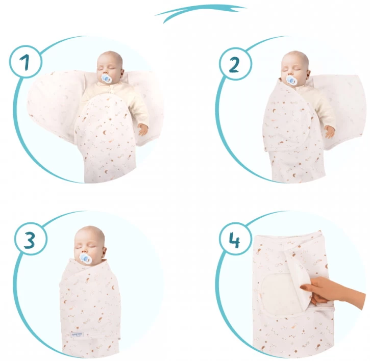 Sevibaby Galaxy Jersey Inbakerdoek 118-168 - Afbeelding 6