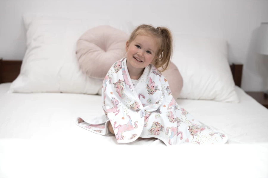 Babymatex Ines Unicorn XL 100x150 Cm Ledikantdeken TO0100_36 - Afbeelding 3