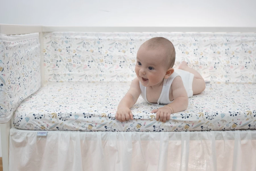 Babymatex AeroLine Bump Air Meadow 180cm Bedbumper TB0417_01 - Afbeelding 4