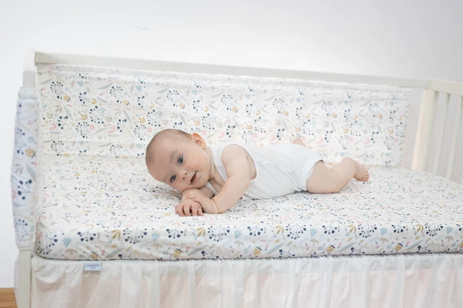 Babymatex AeroLine Bump Air Meadow 180cm Bedbumper TB0417_01 - Afbeelding 3