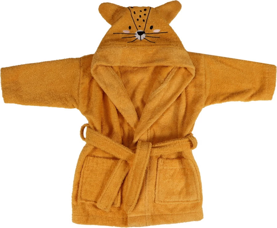 Blush & Blossom Leopard Lenny 1-2jr Badstof Badjas TR-BB4202 - Afbeelding 2