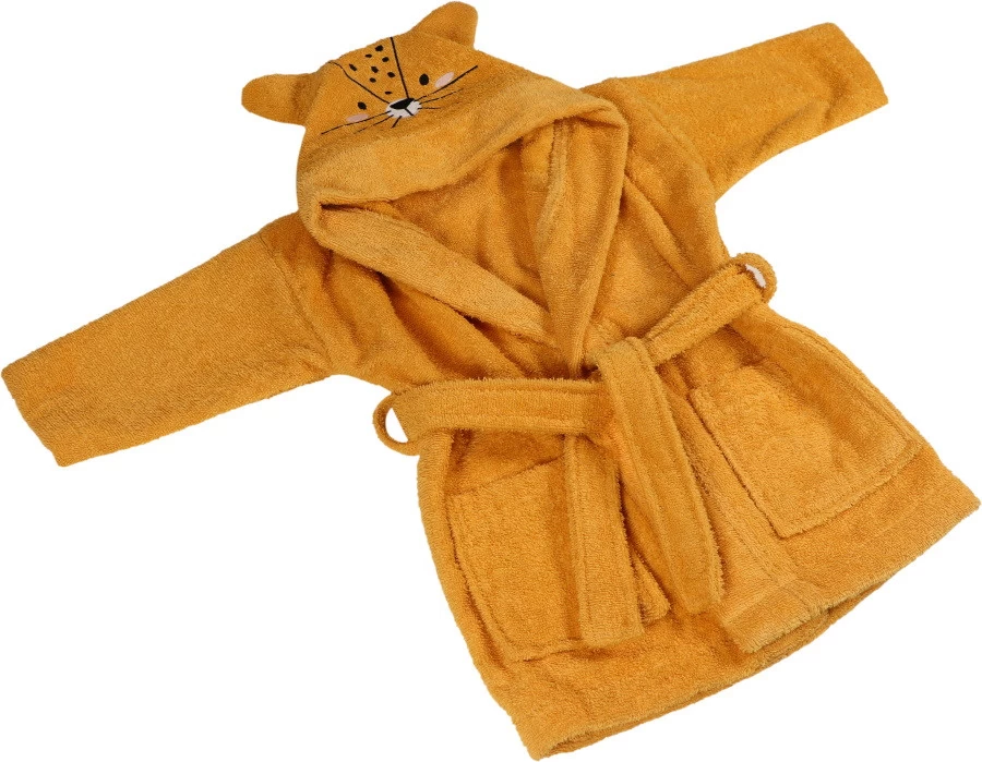 Blush & Blossom Leopard Lenny 1-2jr Badstof Badjas TR-BB4202 - Afbeelding 3