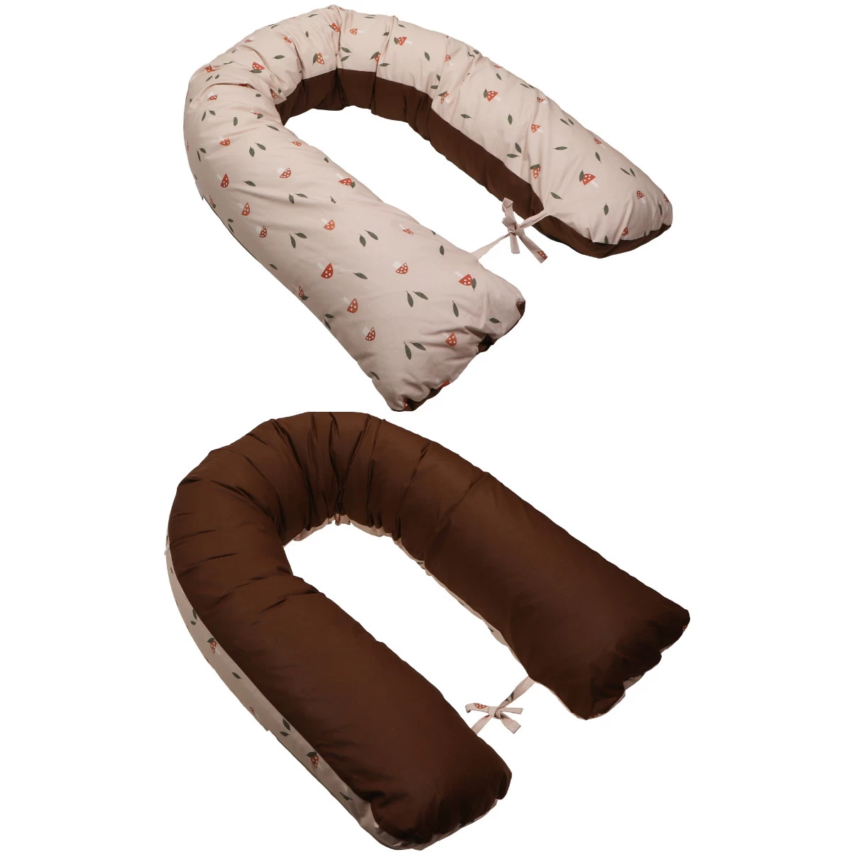 MamaLoes Paddenstoeltjes Voedingskussen Met Lussen ML020413 - Afbeelding 3