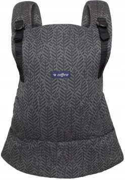 Zaffiro Ergo Graphite Leaves Ergonomische Draagzak 8302
