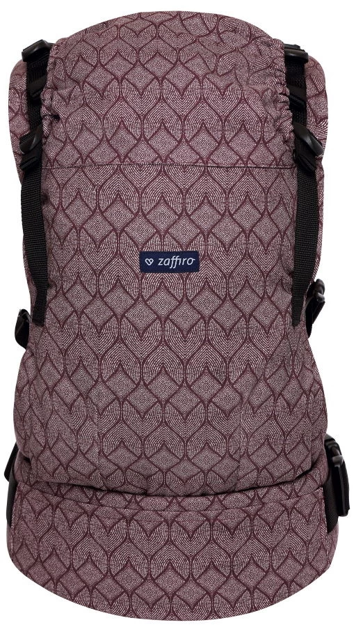 Zaffiro Smart 2.0 Geo Burgund Ergonomische Draagzak 8067 - Afbeelding 2