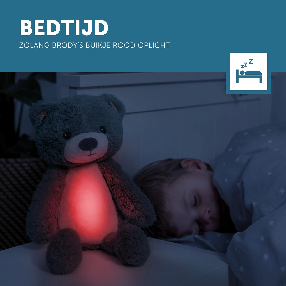 Zazu Brody De Beer Blauw Slaaptrainer ZA-BRODY-02 - Afbeelding 12